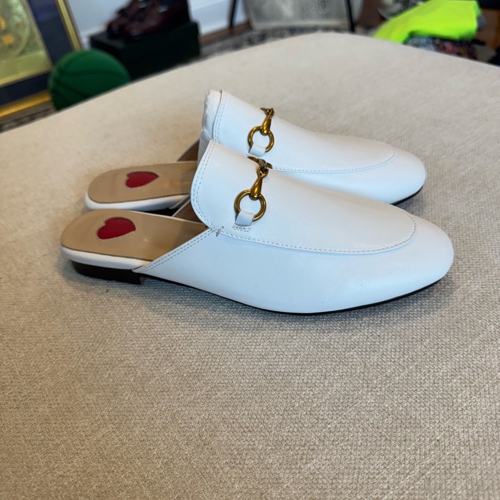 ARQA Studio Horesbit Leather Loafer Slide Mule in White, Womens 37 NWB - Picture 4 of 8